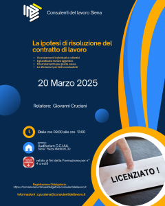Convegno 20 Marzo 2025